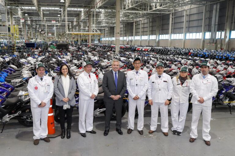 El Presidente visitó la planta de Honda Argentina