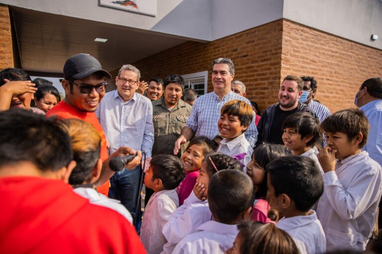 INAUGURARON EL ANEXO DE LA ESCUELA N° 322 EN PAMPA DEL INDIO