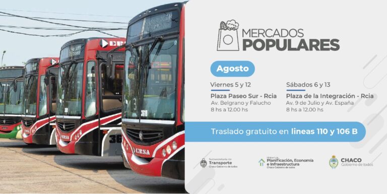 EL GOBIERNO GARANTIZA TRANSPORTE GRATUITO