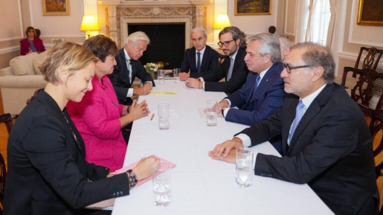 ”La reunión entre Alberto Fernández y Kristalina Georgieva