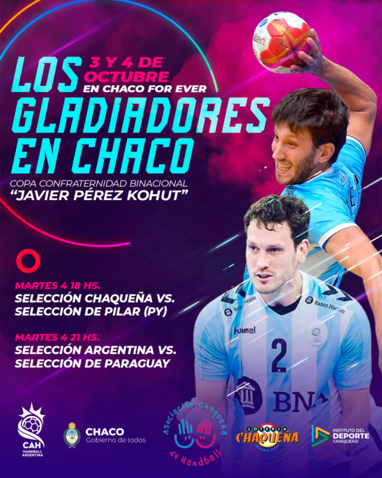 «Los Gladiadores» llegan al Chaco para enfrentar a Paraguay en un amistoso