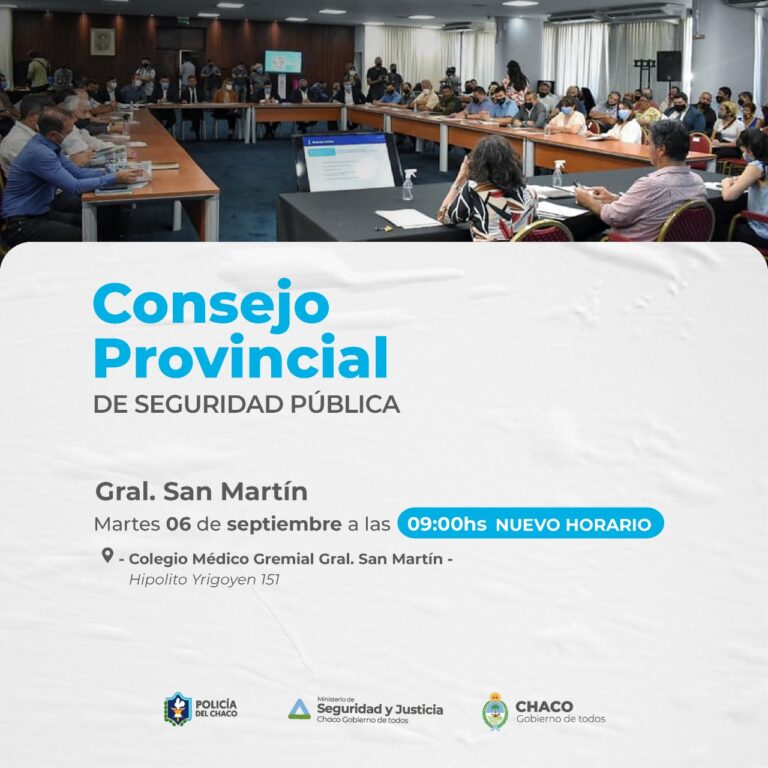 ESTE MARTES SE REALIZA EL CONSEJO PROVINCIAL