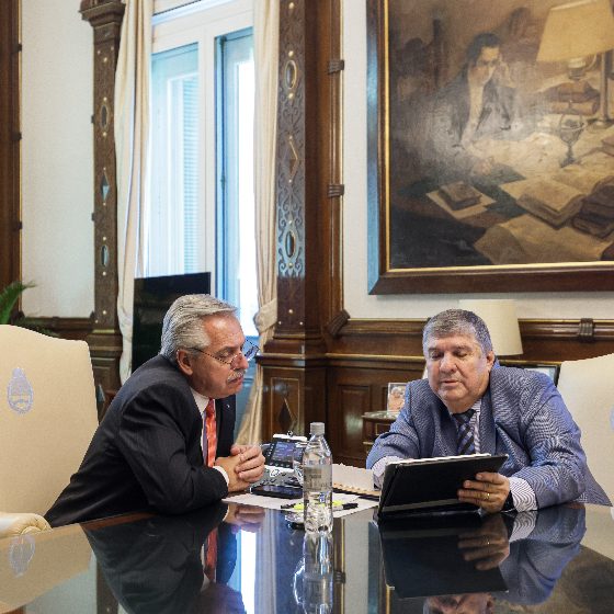 El presidente Alberto Fernández se reunió con el senador José Mayans