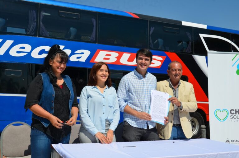 CHACO SOLIDARIO RUBRICÓ CONVENIO PARA ADQUIRIR