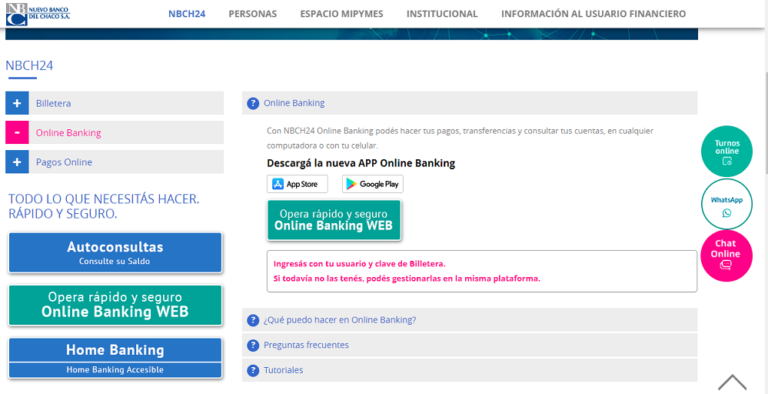 NBCH24 Online Banking y Requetepremios Mundial