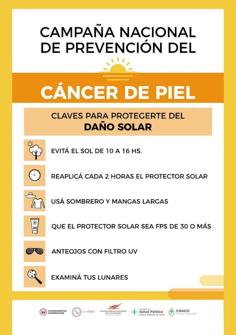 CÁNCER DE PIEL: BRINDAN CONTROLES GRATUITOS