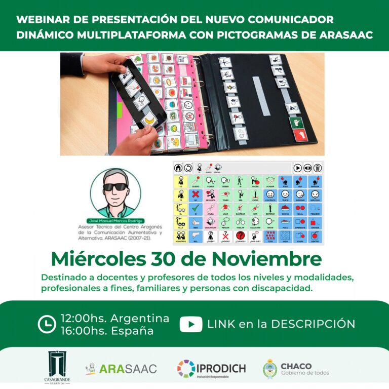 IPRODICH INVITA A PARTICIPAR DE WEBINAR SOBRE PICTOGRAMAS