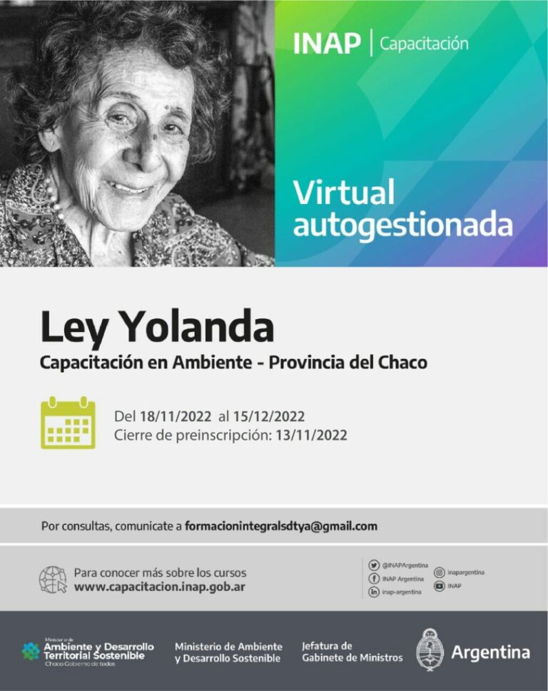 LEY YOLANDA: EL GOBIERNO AVANZA CON CAPACITACIONES