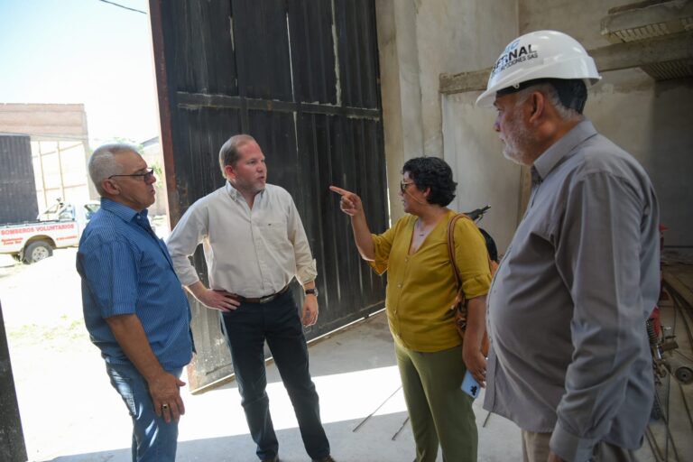 AVANZA LA CONSTRUCCIÓN DEL CUARTEL DE BOMBEROS