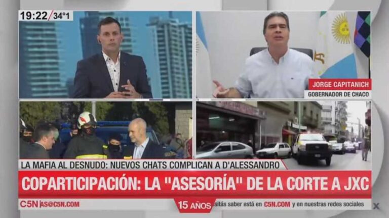 Capitanich con C5N sobre el fallo de la Corte por la coparticipación