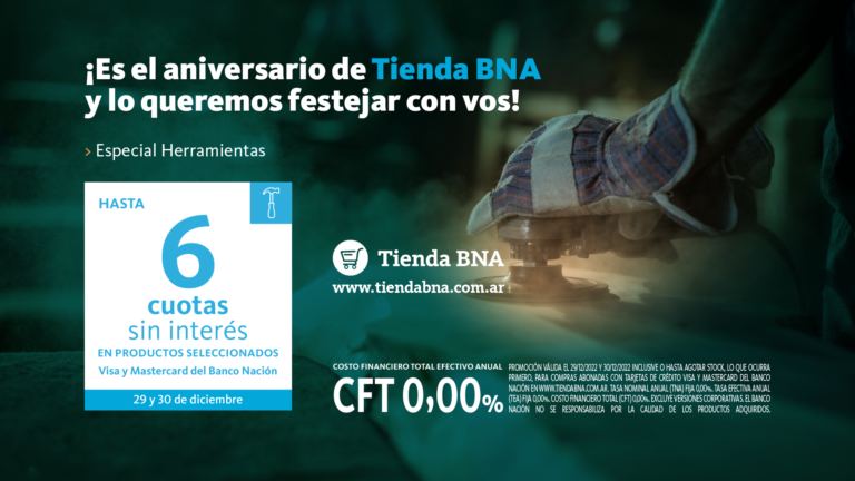 Nueva Promo Aniversario de Tienda BNA