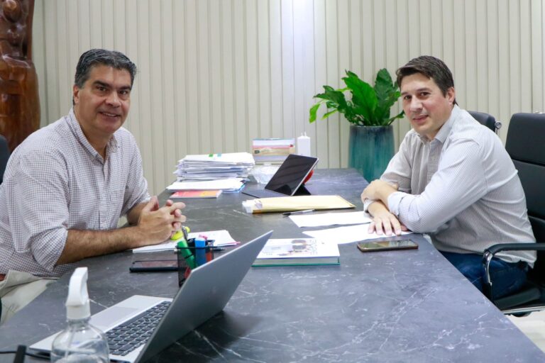 CAPITANICH ANALIZÓ CON EL INTENDENTE GARCÍA