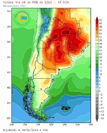 El miércoles se esperan 40º en Chaco