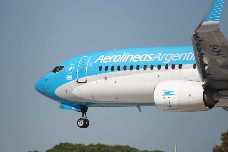 Aerolíneas Argentinas transportó casi 2,4 millones de pasajeros