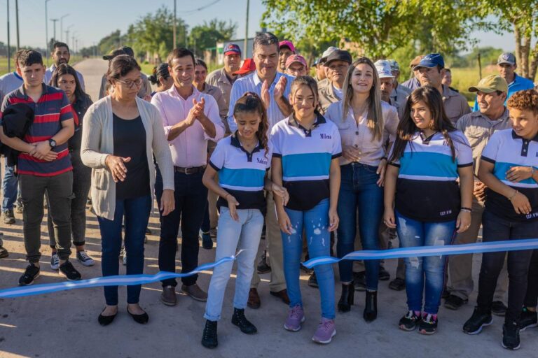 CAPITANICH INAUGURÓ OBRAS VIALES EN LAGUNA BLANCA