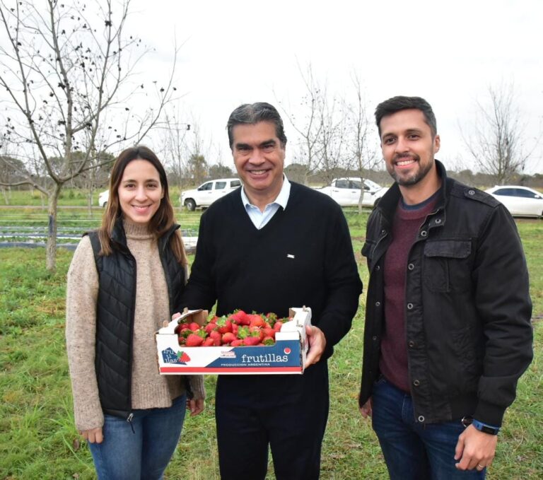 Capitanich: «Frutillas y nueces pecán