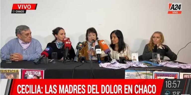 Conferencia de prensa junto a Madres del Dolor