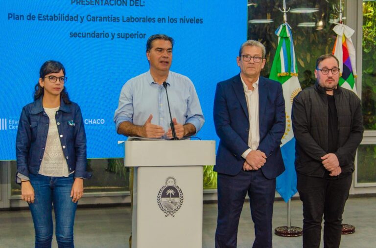 Educación: Capitanich presentó el Programa de estabilidad