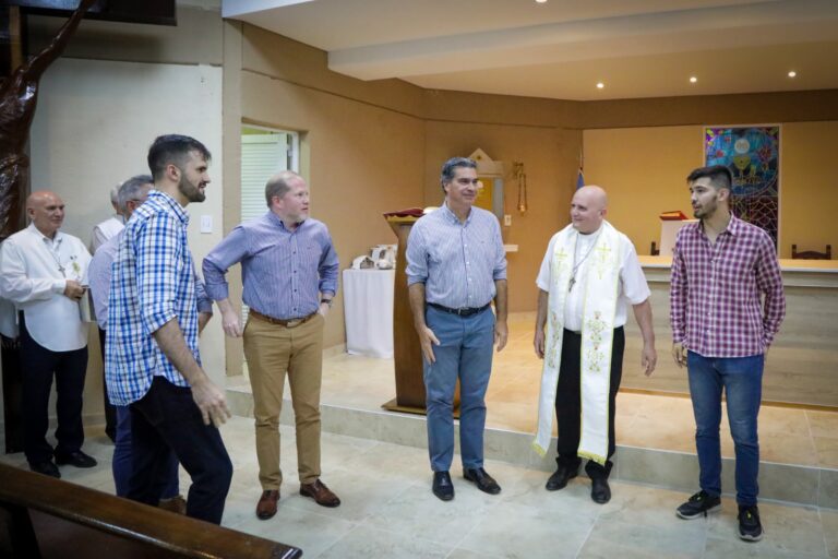 CAPITANICH INAUGURÓ OBRAS EN LA CAPILLA SANTA INÉS