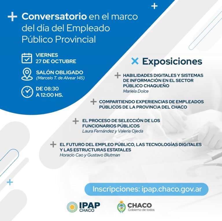 El VIERNES 27 SE REALIZA EL CONVERSATORIO