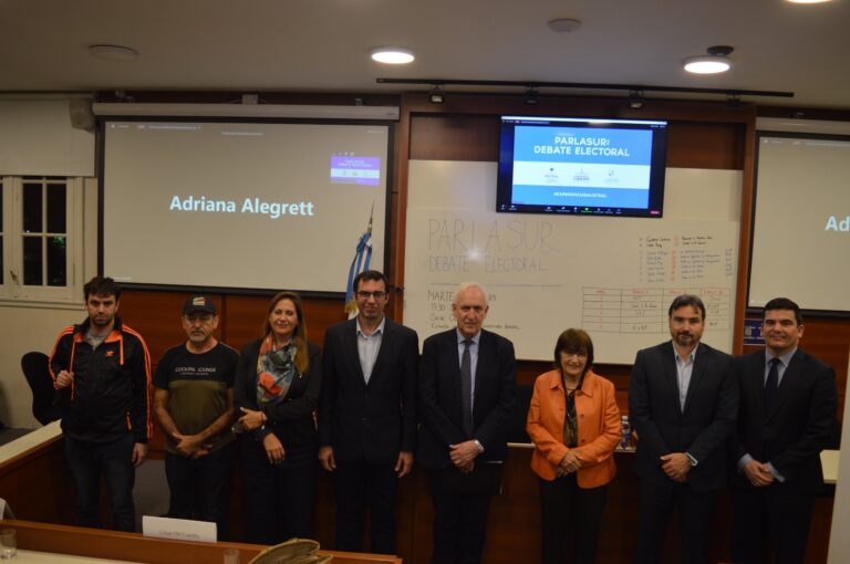 Destacada participación de Raúl Bittel en el debate de candidatos al Parlasur