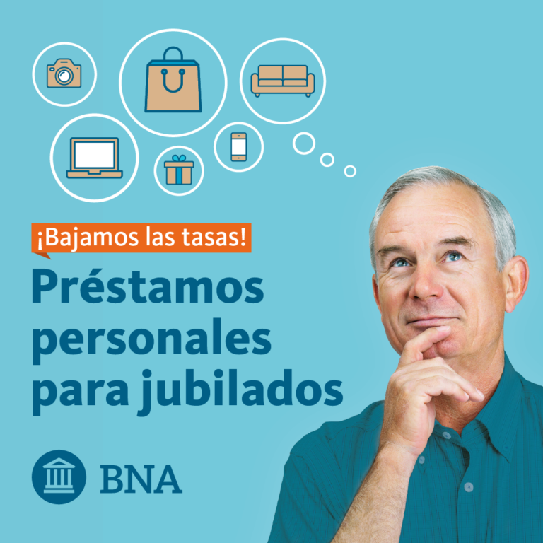 El Banco Nación bajó las tasas de préstamos personales para jubilados y pensionados
