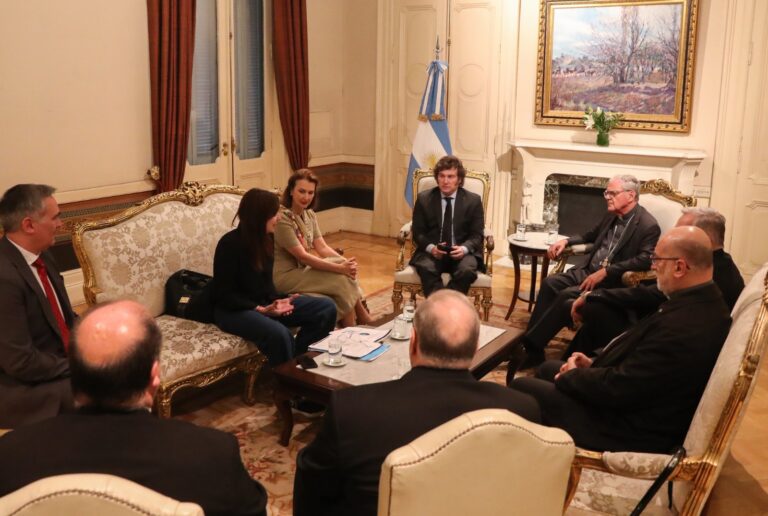 El Presidente Milei recibió a la Conferencia Episcopal Argentina