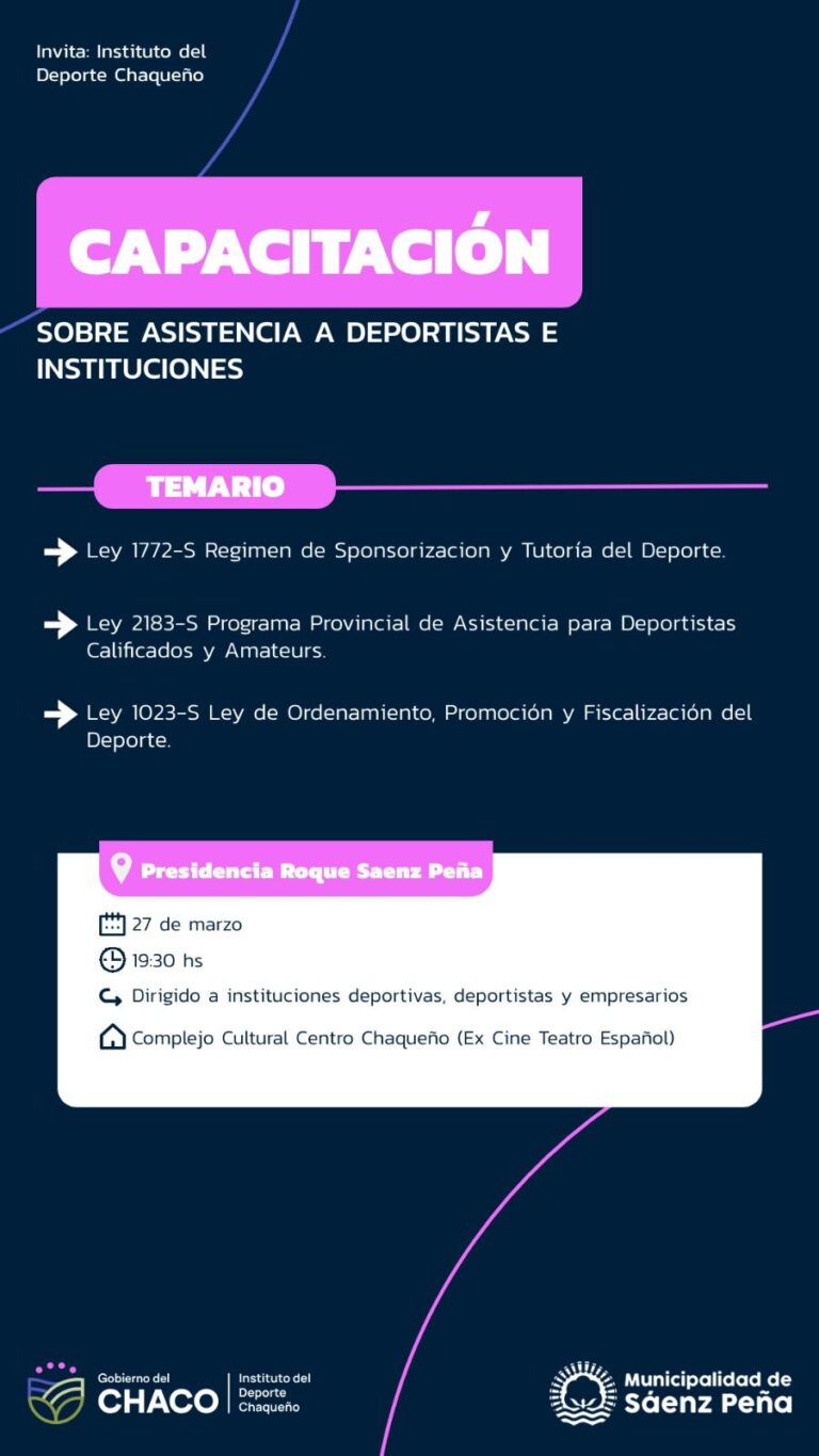 CAPACITACIÓN SOBRE ASISTENCIA A INSTITUCIONES