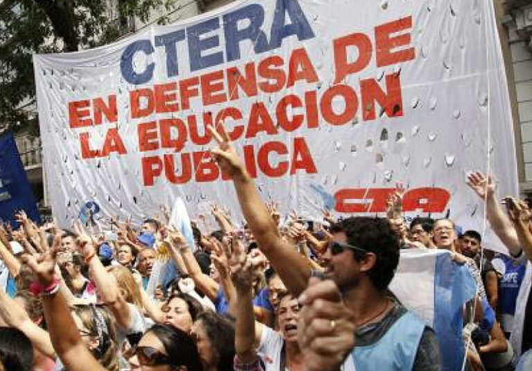 CTERA impulsa un nuevo paro docente de alcance nacional para este jueves