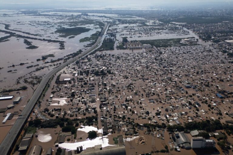 Las inundaciones en Río Grande do Sul, consecuencia del cambio climático