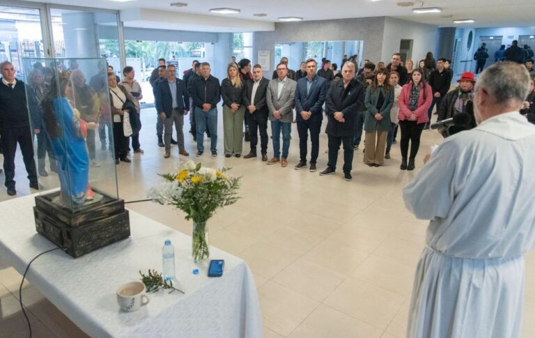 ZDERO RECIBIÓ LA IMAGEN DE LA VIRGEN MARÍA AUXILIADORA