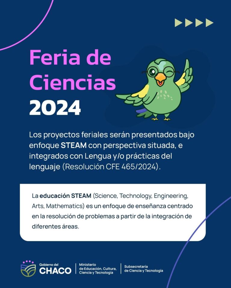 FERIA DE CIENCIAS 2024: ÚLTIMOS DÍAS DE INSCRIPCIÓN