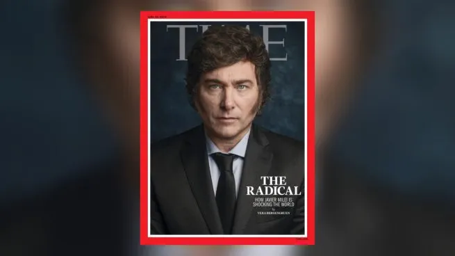 La revista Time puso a Javier Milei en su tapa y advirtió sobre el «brutal ajuste»