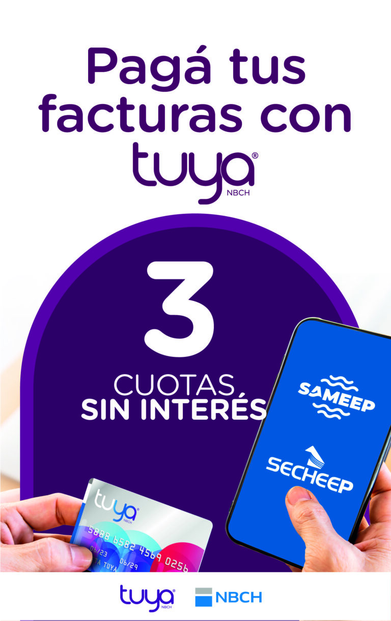 Tuya mantiene las cuotas sin interés en Sameep y Secheep