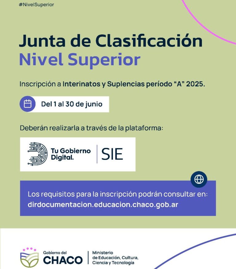 JUNTA DE CLASIFICACIÓN DE NIVEL SUPERIOR