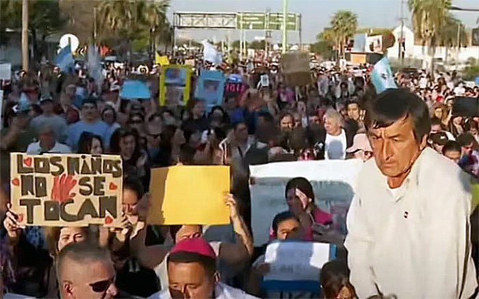 Caso Loan: masiva marcha en Corrientes pidiendo por su aparición