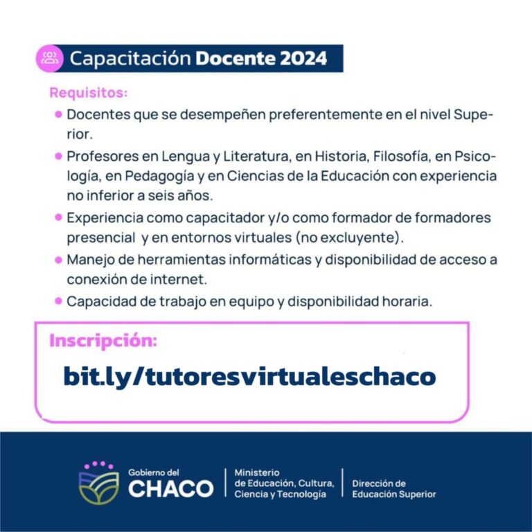 CAPACITACIÓN DOCENTE 2024