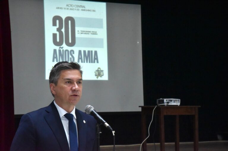 ZDERO ACOMPAÑÓ EL ACTO POR EL 30° ANIVERSARIO DEL ATENTADO A LA AMIA