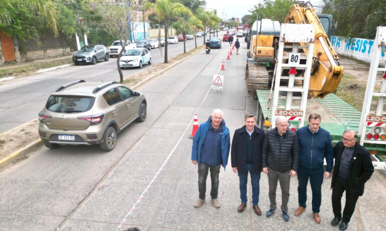 RESISTENCIA: EL GOBERNADOR ZDERO LOGRÓ LA OBRA DE LA AV. 9 DE JULIO