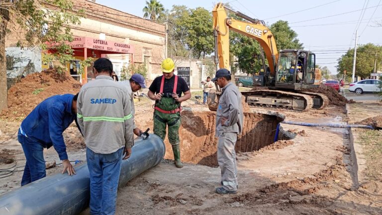 VILLA ÁNGELA: SE INICIARON LOS TRABAJOS