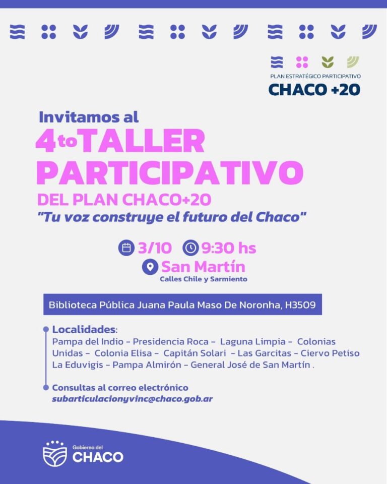 PLAN ESTRATÉGICO PARTICIPATIVO CHACO+20