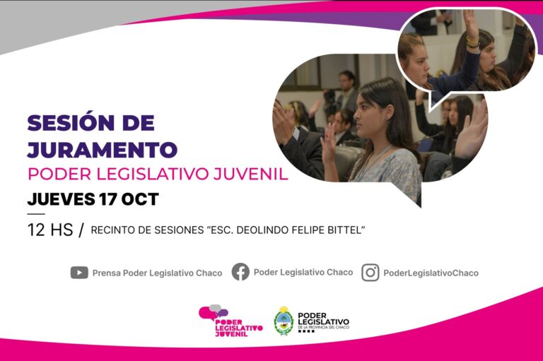 Vuelve el Poder Legislativo Juvenil: el jueves juran los nuevos legisladores