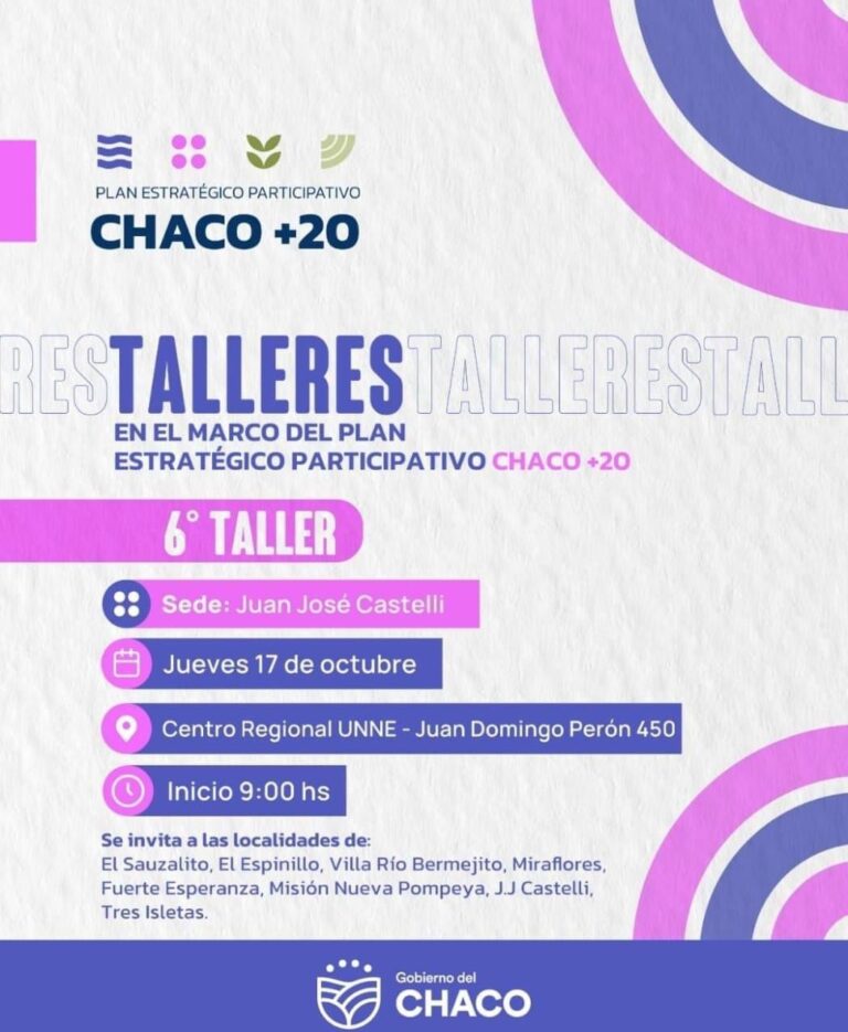 PLAN ESTRATÉGICO PARTICIPATIVO, CHACO+20