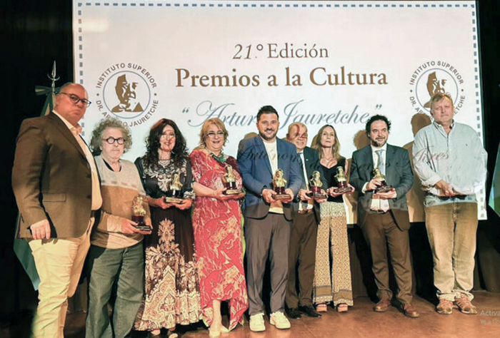 El chaqueño Aldo Leiva entre distinguidos de los Premios Jauretche al desempeño cultural