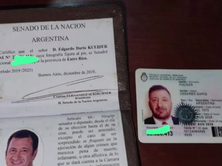 Demoraron en Paraguay a un senador entrerriano aliado de Milei