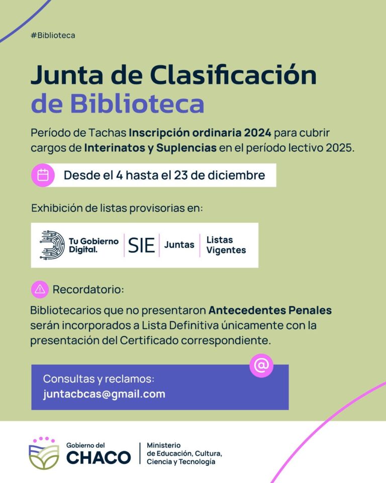 ATENCIÓN BIBLIOTECARIOS