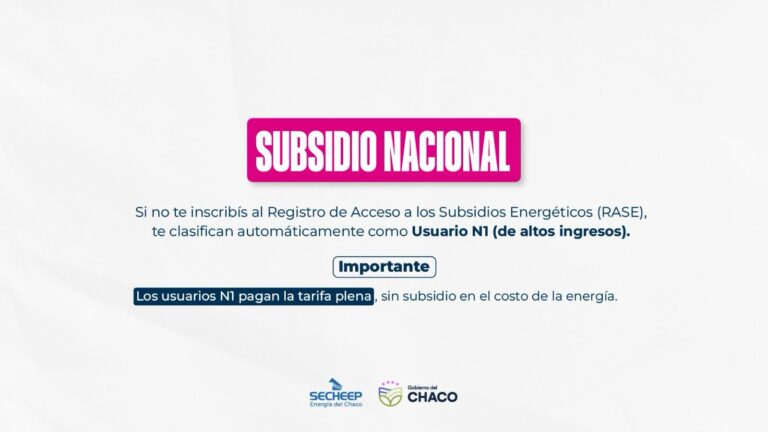 SECHEEP INSISTE EN LA INSCRIPCIÓN AL SUBSIDIO NACIONAL