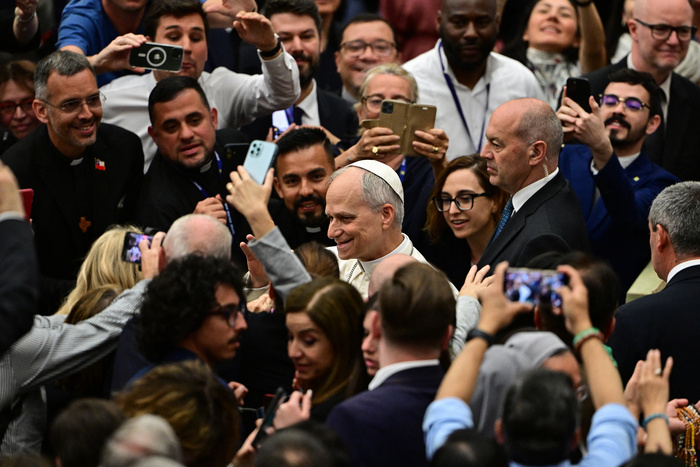 El Papa recibió a unos 5.000 trabajadores de prensa de 138 países