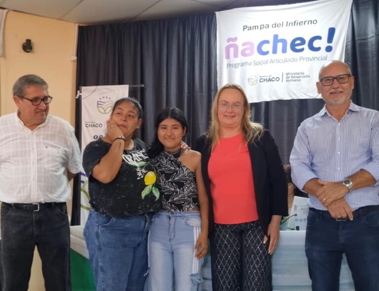 SE SORTEARON VIVIENDAS PARA FAMILIAS EN PAMPA DEL INFIERNO