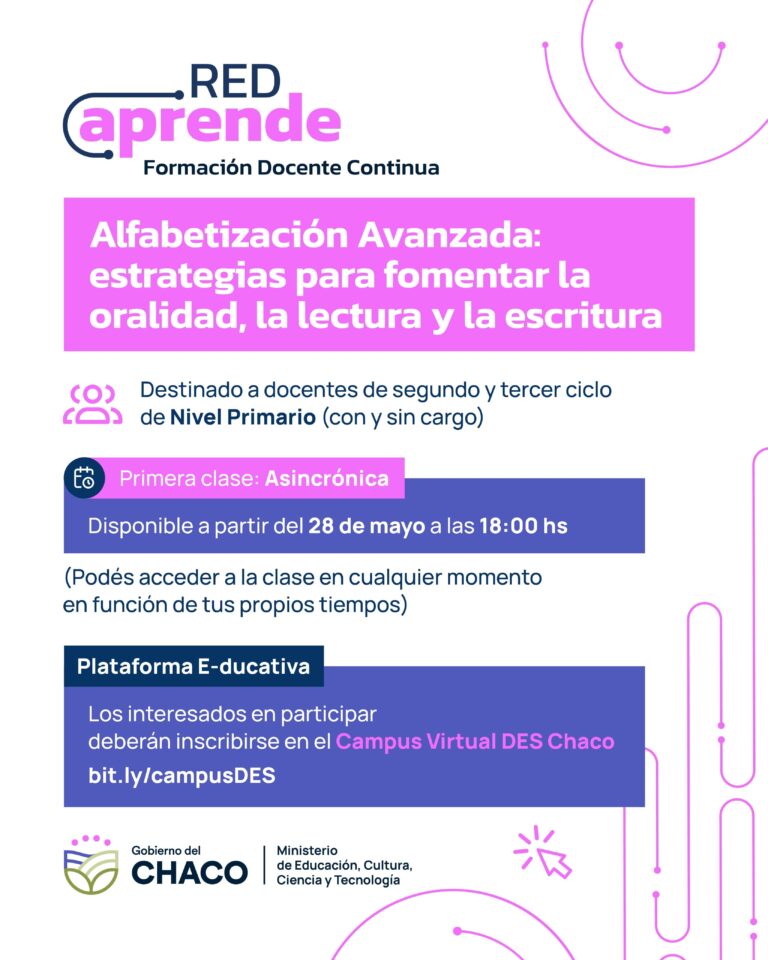 PROGRAMA DE FORMACIÓN DOCENTE RED APRENDE